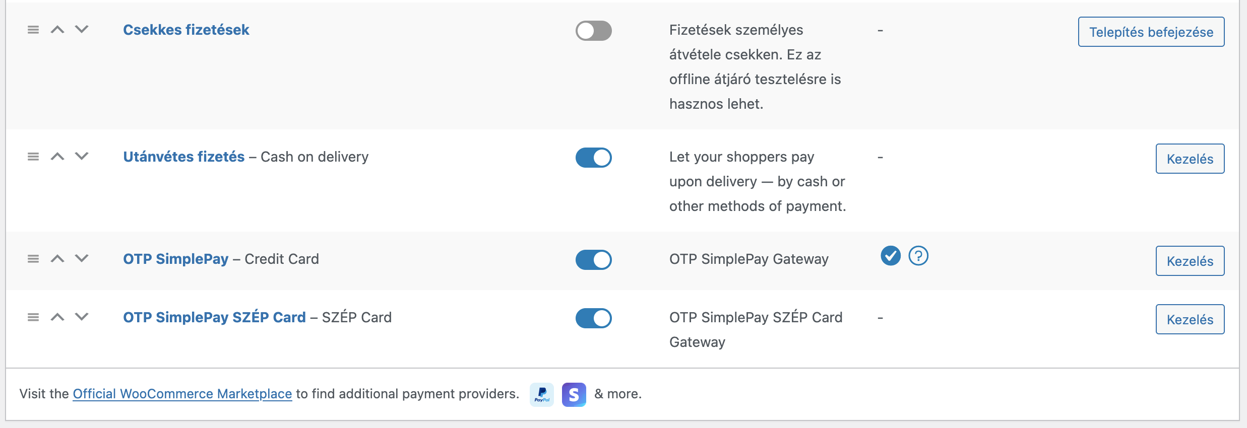 A SZÉP-kártyás fizetési mód